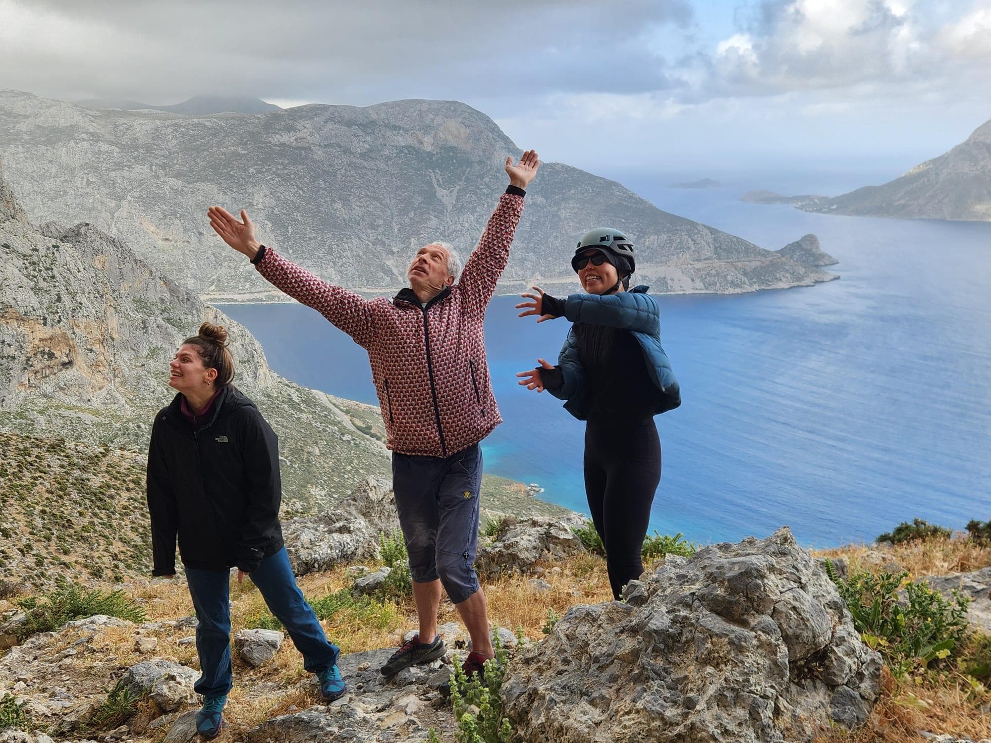 Group climbing session
